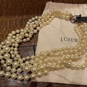 J. Crew 5-strand pearl necklace NWT